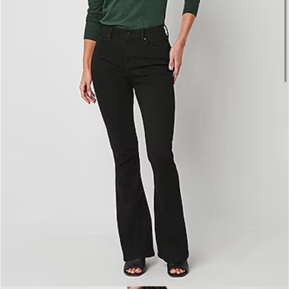 High Rise Flare Jean - Black Denim - NWT